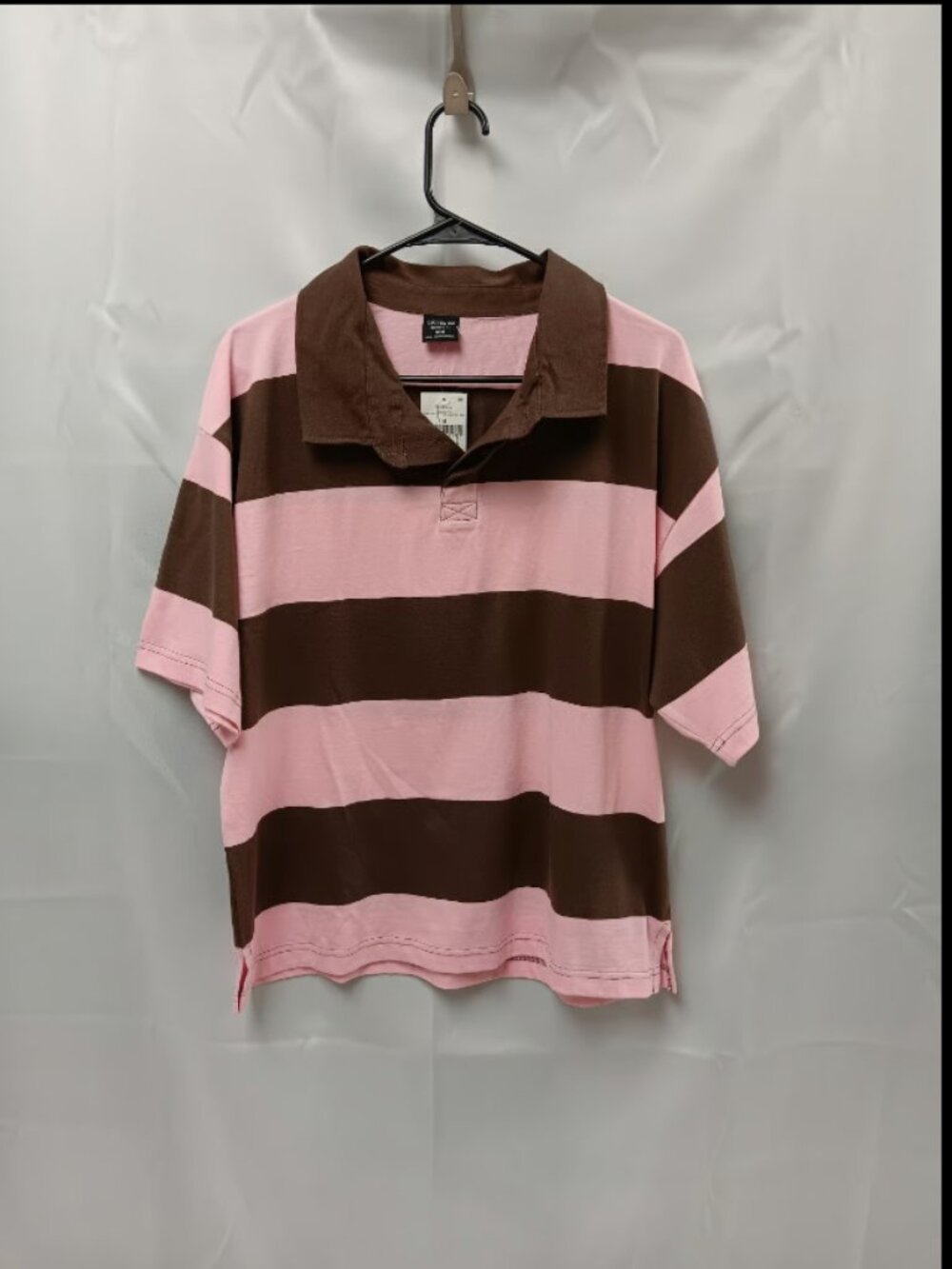 Mens Polo Striped Shirt COTTON ON Size Medium ORG $39 NWT (rack6v)